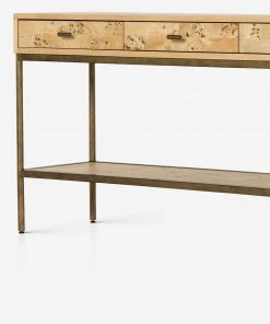 Lulu And Georgia Lorca Burl Wood Console Table New 6 Lulu And Georgia Lorca Burl Wood Console Table New