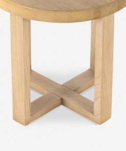 Lulu And Georgia Sosa Round Side Table Curved + Rounded