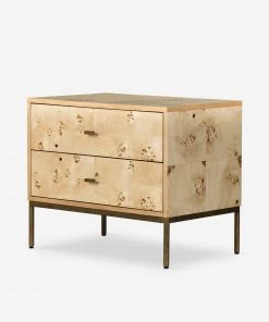 Lulu And Georgia New Lorca Burl Wood Nightstand