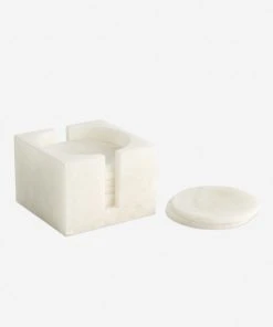 Lulu And Georgia New Ofeliah Alabaster Coasters (Set Of 8)