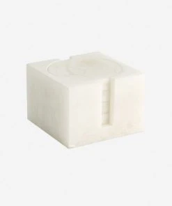 Lulu And Georgia New Ofeliah Alabaster Coasters (Set Of 8) 2 Lulu And Georgia New Ofeliah Alabaster Coasters (Set Of 8)