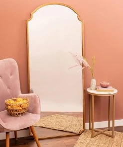 Lulu And Georgia Curved + Rounded Whitley Floor Mirror