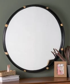 Lulu And Georgia Adaline Round Mirror Earth Tones 2 Lulu And Georgia Adaline Round Mirror Earth Tones