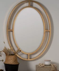 Lulu And Georgia Walls Samia Oval Mirror