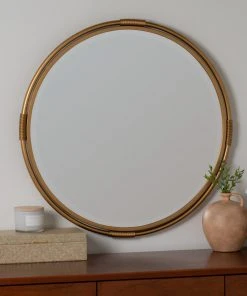 Lulu And Georgia Bilson Round Mirror Curved + Rounded