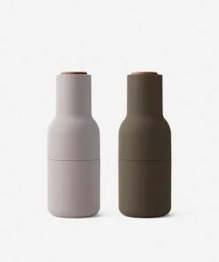 Lulu And Georgia Salt And Pepper Bottle Grinders (Set Of 2) Muted Pastels 2 Lulu And Georgia Salt And Pepper Bottle Grinders (Set Of 2) Muted Pastels