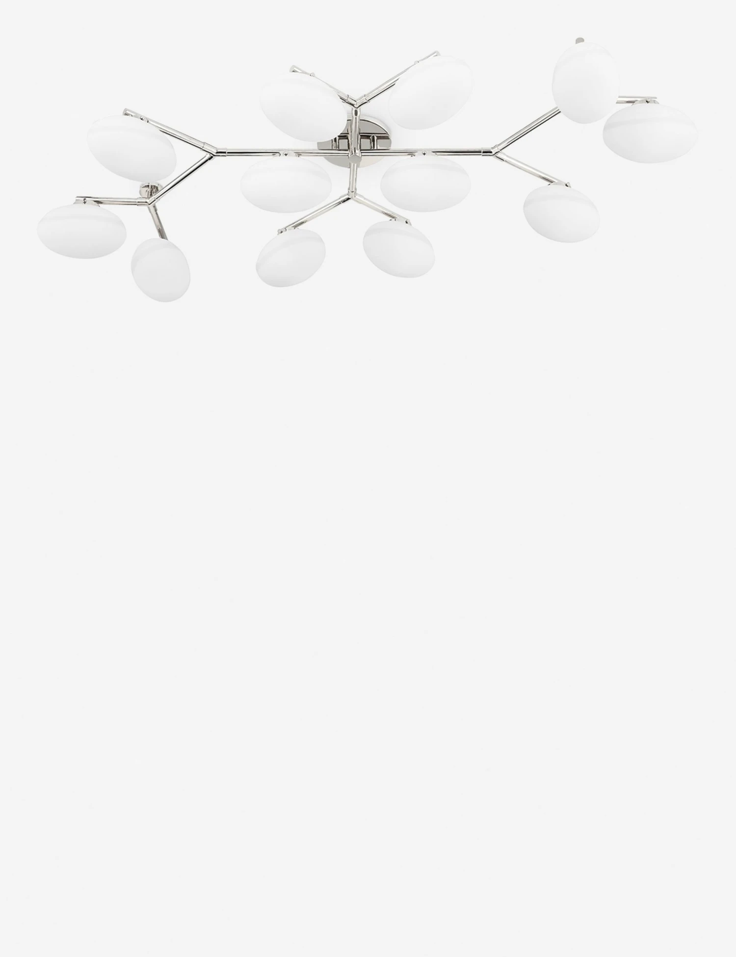 5559-pn.jpg Lulu And Georgia Sculptural Solange Semi-Flush Mount Light