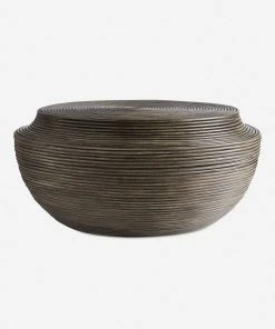 Lulu And Georgia Arteriors Frisco Round Coffee Table Curved + Rounded