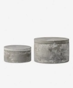 Lulu And Georgia Rimini Lidded Boxes (Set Of 2) New