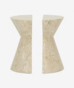 Lulu And Georgia Lucca Marble Bookends (Set Of 2)