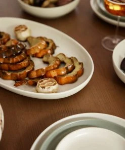 Lulu And Georgia Casafina Pacifica Oval Platter, Vanilla Artful Proportions Collection