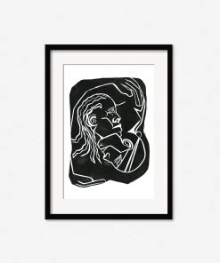 Lulu And Georgia 'Hold' Print By Adrian Brandon Walls