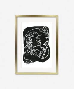 Lulu And Georgia 'Hold' Print By Adrian Brandon Walls