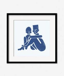 Lulu And Georgia 'Pair (Square)' Print By Adrian Brandon Walls