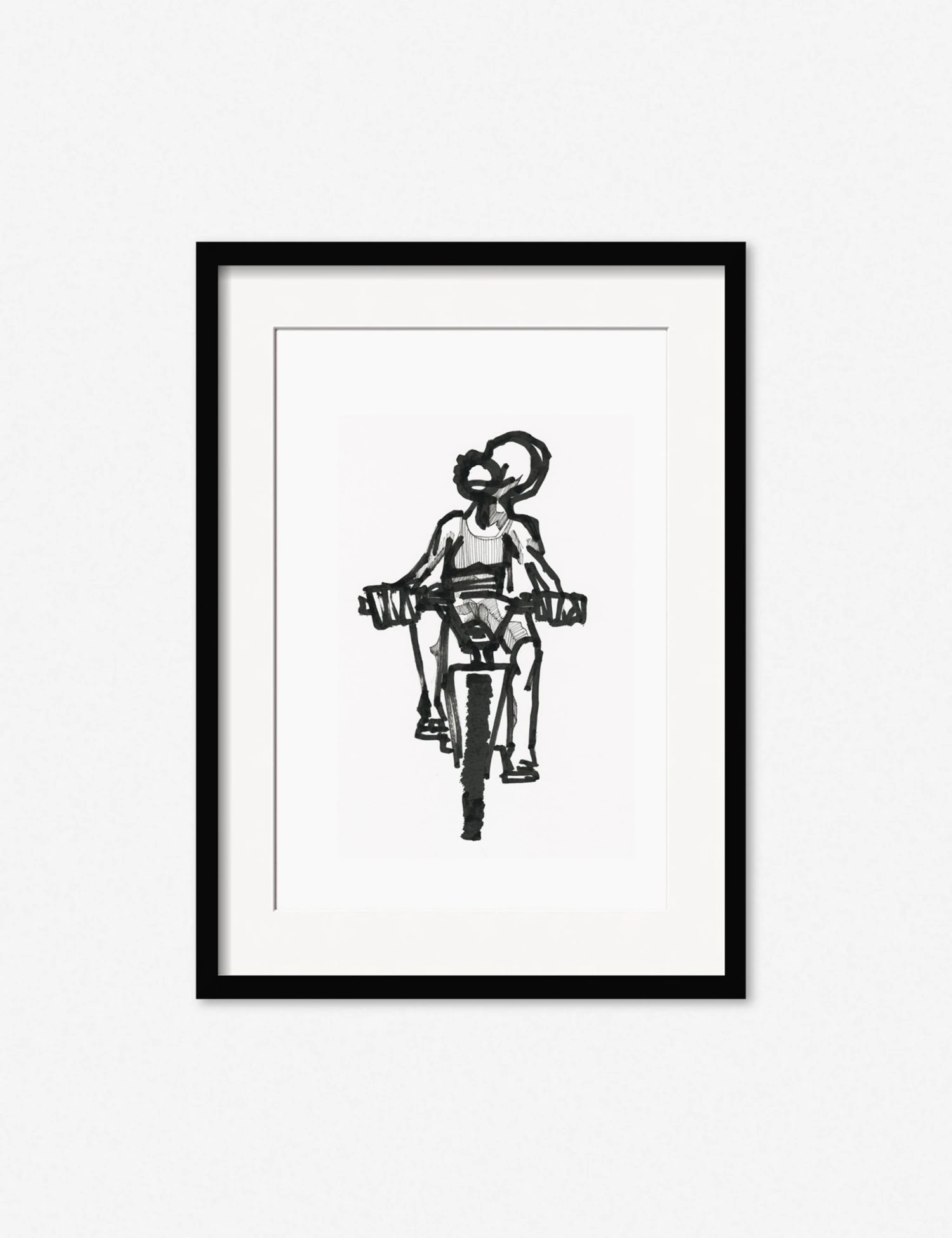 AdrianRideBlackFrame.jpg Lulu And Georgia Walls 'Ride' Print By Adrian Brandon