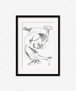 Lulu And Georgia Walls 'Stretch' Print By Adrian Brandon