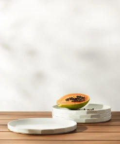 Lulu And Georgia Outdoor Collection Alfresco Bamboo Dinner Plates (Set Of 4)