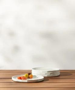 Lulu And Georgia Outdoor Collection Alfresco Bamboo Salad Plates (Set Of 4)