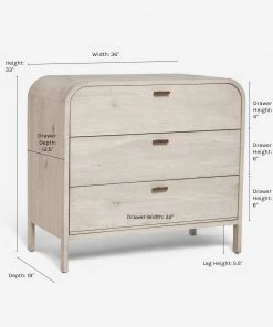 Lulu And Georgia Brooke 3-Drawer Dresser 14 Lulu And Georgia Brooke 3-Drawer Dresser