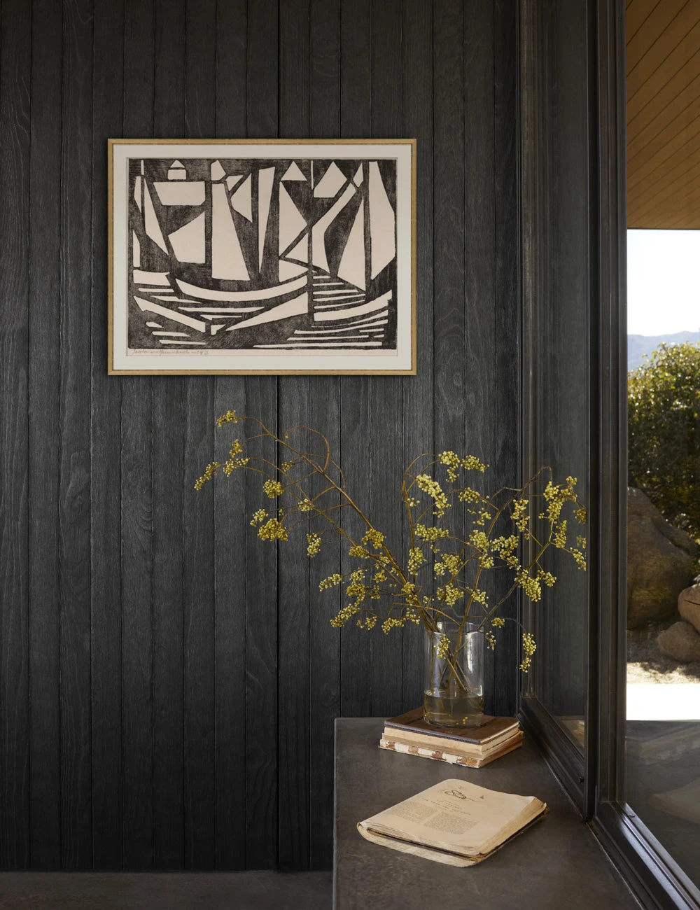 ArtandMirrorVignette2_1234-EMPTY-SITECROP.jpg Lulu And Georgia Walls 'Japanese Woodcuts - Boats' Print