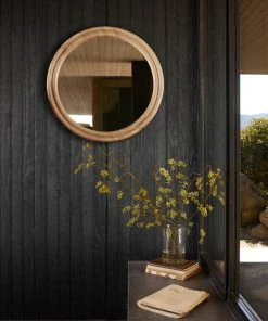 Lulu And Georgia Bourdon Double-Framed Round Mirror