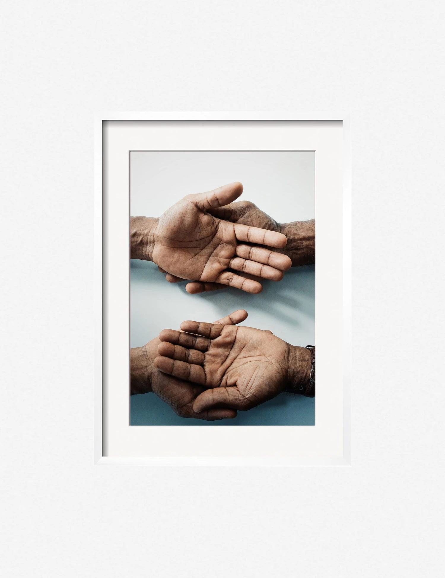 AshleyJohnsonFather_sDay10WhiteFrame.jpg Lulu And Georgia Walls 'Father's Day 10' Photography Print By Ashley Johnson