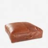 Lulu And Georgia Earth Tones Carlson Leather Floor Pillow