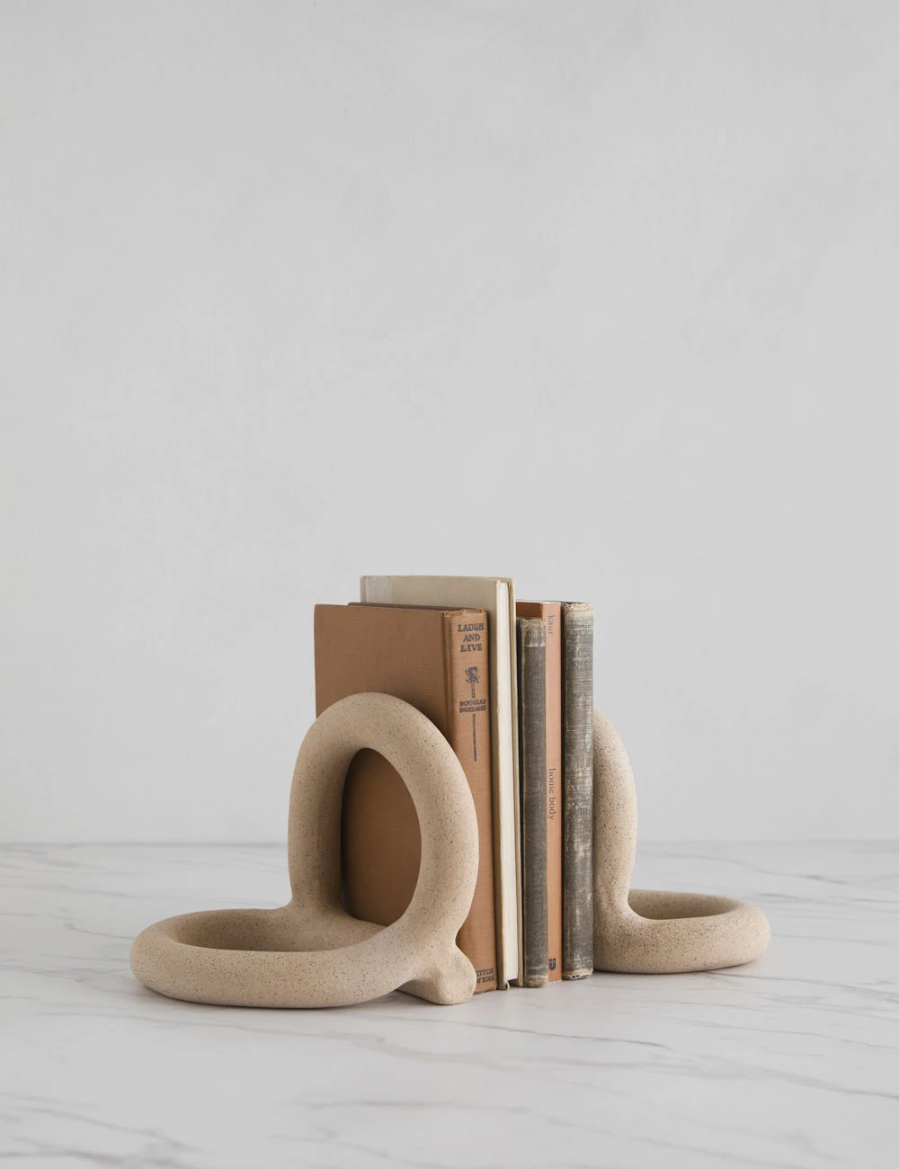 BacchusBookends_SpeckledbySINCeramics_11745.jpg Lulu And Georgia Bacchus Bookends, Speckled By SIN New