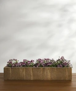 Lulu And Georgia New Basic Element Long Planter By Campania International