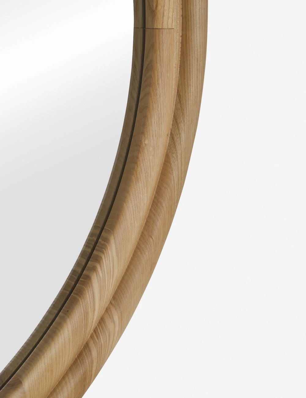 BourdanRound_Natural_4993.jpg Lulu And Georgia Bourdon Double-Framed Round Mirror