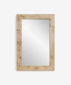 Lulu And Georgia Bree Burl Wood Mirror