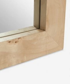 Lulu And Georgia Bree Burl Wood Mirror