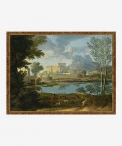 Lulu And Georgia 'Landscape With A Calm' Wall Art By Nicolas Poussin