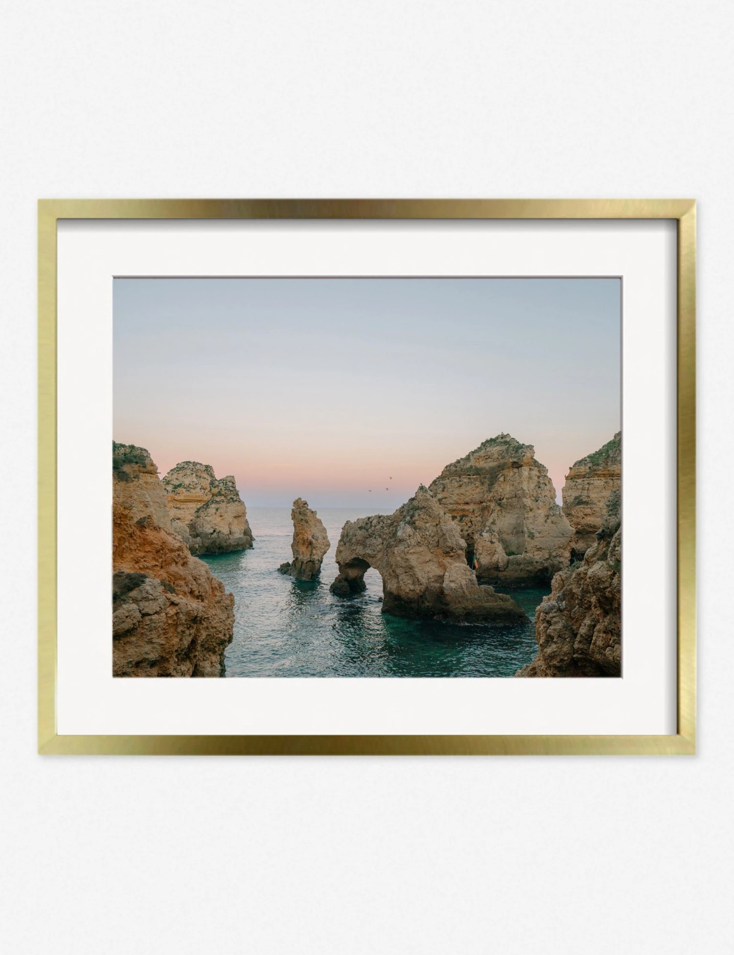 CarleyRuddPontadaPiedadeGoldFrame.jpg Lulu And Georgia 'Ponta Da Piedade' Photography Print By Carley Rudd