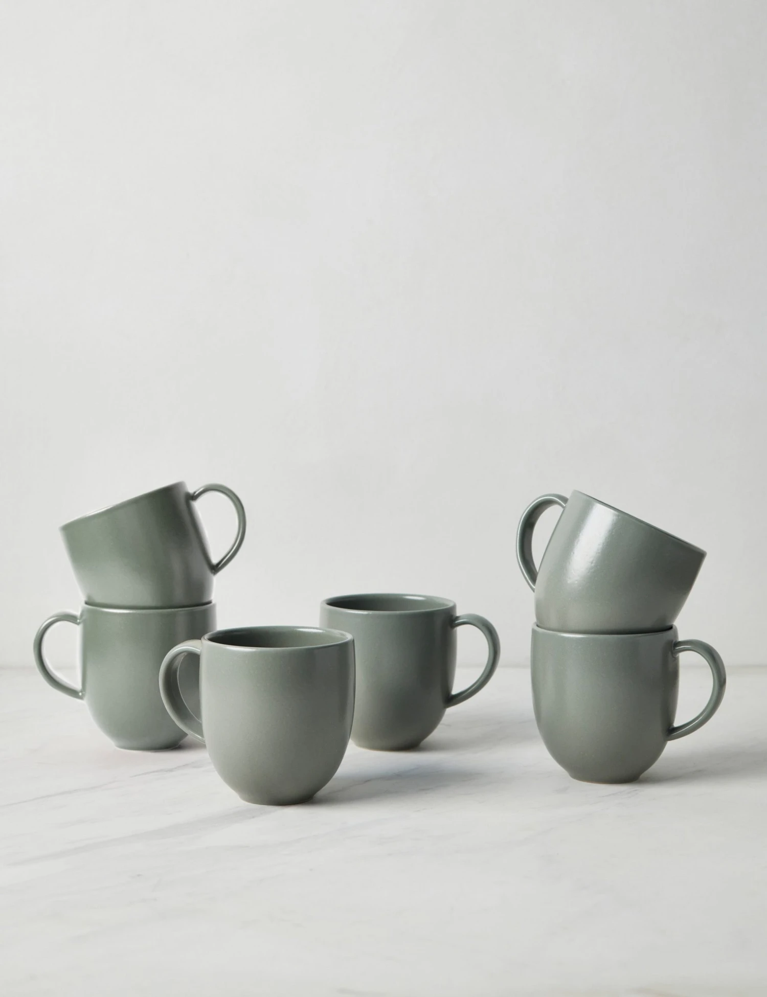 CasafinaPacificaMugs_Artichoke_Setof6_5498.jpg Lulu And Georgia Artful Proportions Collection Pacifica Mugs (Set Of 6) By Casafina