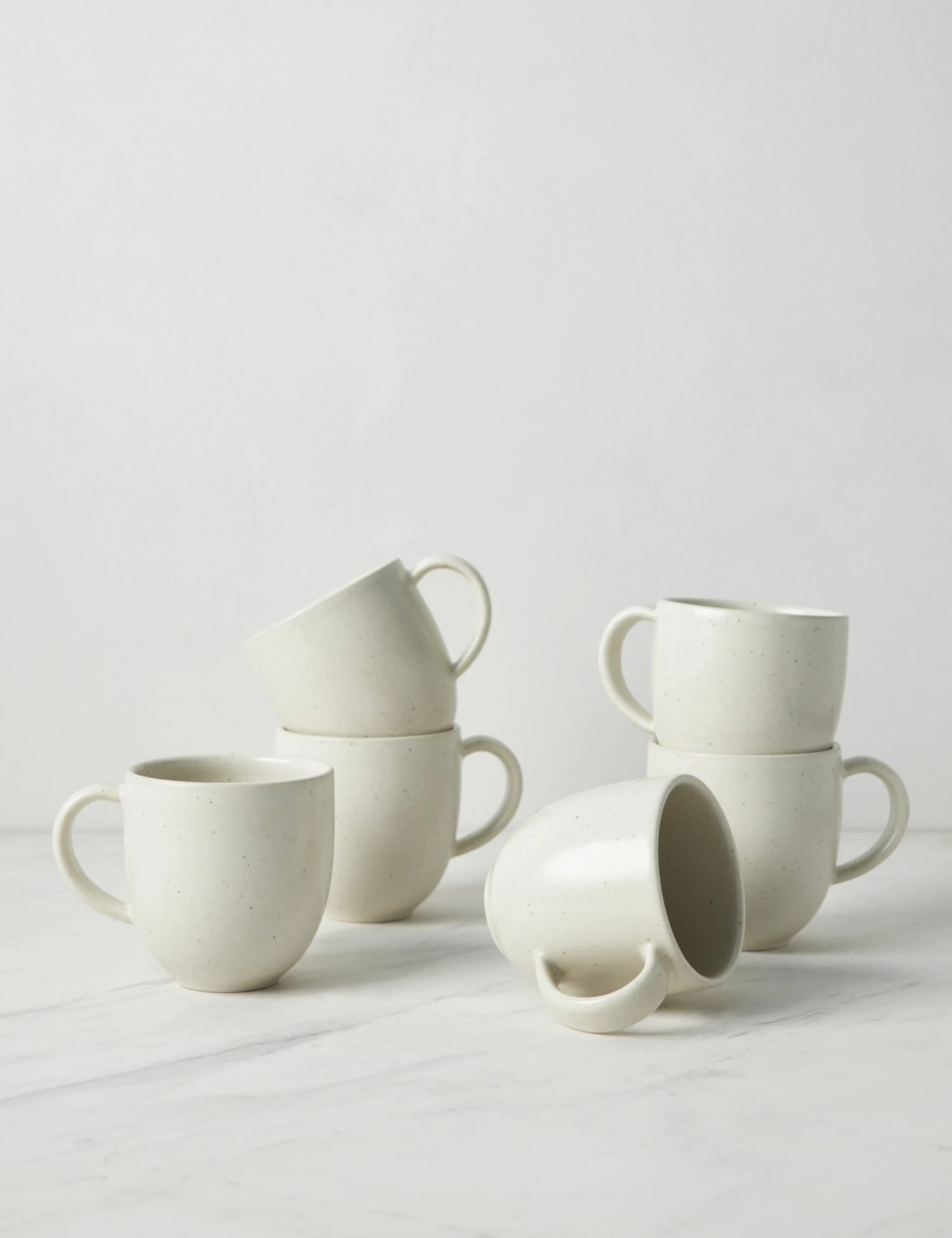 CasafinaPacificaMugs_Vanilla_Setof6_5480.jpg Lulu And Georgia Artful Proportions Collection Pacifica Mugs (Set Of 6) By Casafina