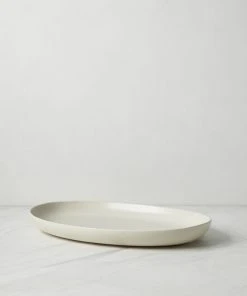 Lulu And Georgia Casafina Pacifica Oval Platter, Vanilla Artful Proportions Collection