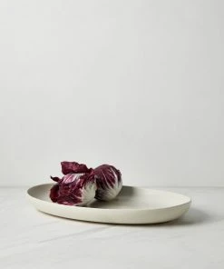 Lulu And Georgia Casafina Pacifica Oval Platter, Vanilla Artful Proportions Collection