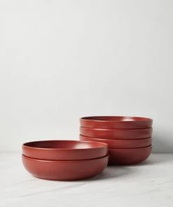 Lulu And Georgia Pacifica Pasta Bowls (Set Of 6) By Casafina Artful Proportions Collection