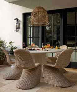 Lulu And Georgia Sculptural Manila Indoor / Outdoor Dining Chair 2 Lulu And Georgia Sculptural Manila Indoor / Outdoor Dining Chair