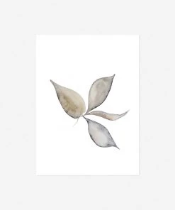 Lulu And Georgia Muted Pastels 'Faded Leaves' Print By Céline Nordenhed