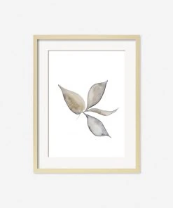 Lulu And Georgia Muted Pastels 'Faded Leaves' Print By Céline Nordenhed