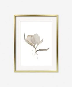 Lulu And Georgia Earth Tones 'Pale Bouquet' Print By Céline Nordenhed