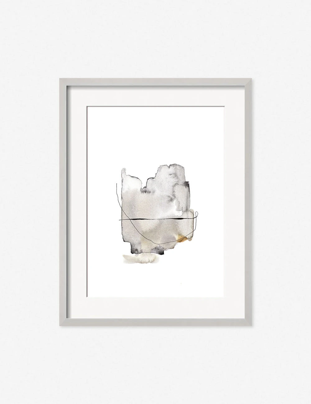 CelineTheHorizonSilverFrame.jpg Lulu And Georgia Muted Pastels 'The Horizon' Print By Céline Nordenhed