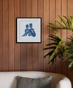 Lulu And Georgia 'Pair (Square)' Print By Adrian Brandon Walls