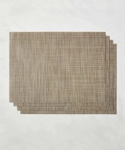 Lulu And Georgia Chilewich Basketweave Rectangle Placemat (Set Of 4) Outdoor Collection