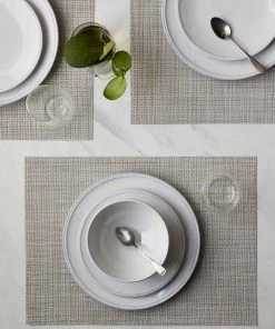 Lulu And Georgia Chilewich Basketweave Rectangle Placemat (Set Of 4) Outdoor Collection