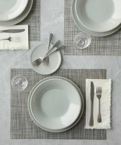 Lulu And Georgia Chilewich Basketweave Rectangle Placemat (Set Of 4) Outdoor Collection