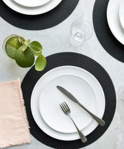 Lulu And Georgia Chilewich Basketweave Round Placemat (Set Of 4) 4 Lulu And Georgia Chilewich Basketweave Round Placemat (Set Of 4)