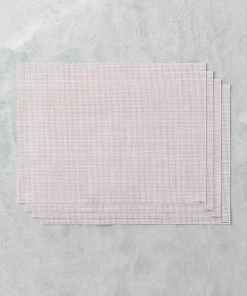 Lulu And Georgia Outdoor Collection Chilewich Mini Basketweave Rectangle Placemat (Set Of 4)